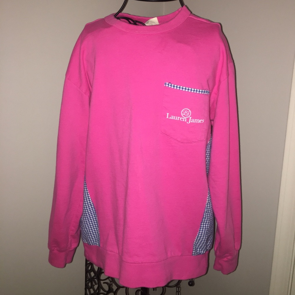 Lauren James Gingham sweatshirt
